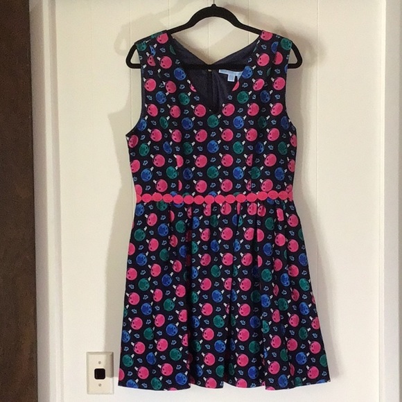 NWT DRAPER JAMES JINGLE DOT GRACIE DRESS - Picture 4 of 7